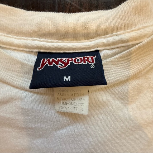 Jansport White Air Force Academy Long Sleeve Shirt size men’s medium - Picture 2 of 6